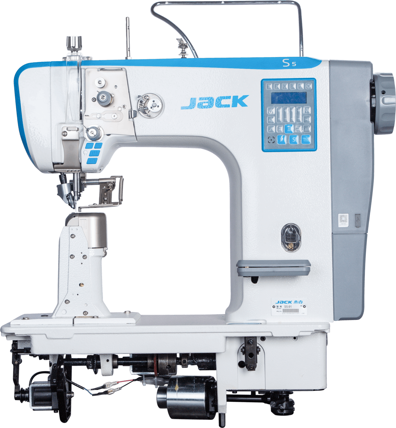 Двоголкова колонкова швейна машина Jack S5-92