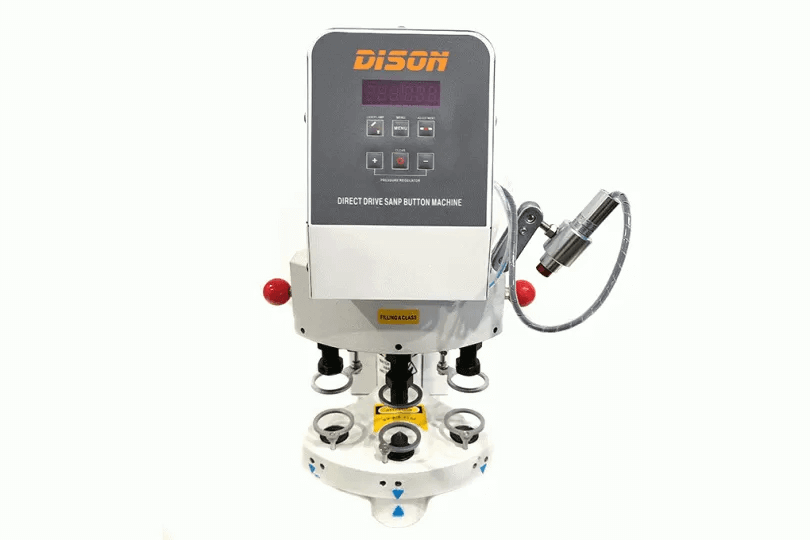 Прес для металофурнітури Dison DS-12D трьохпозиційний електричний  прес