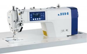 Прямострочна швейна одноголкова машина JIN L1D-MA з прямим приводом і функцією автоматичної обрізки нитки