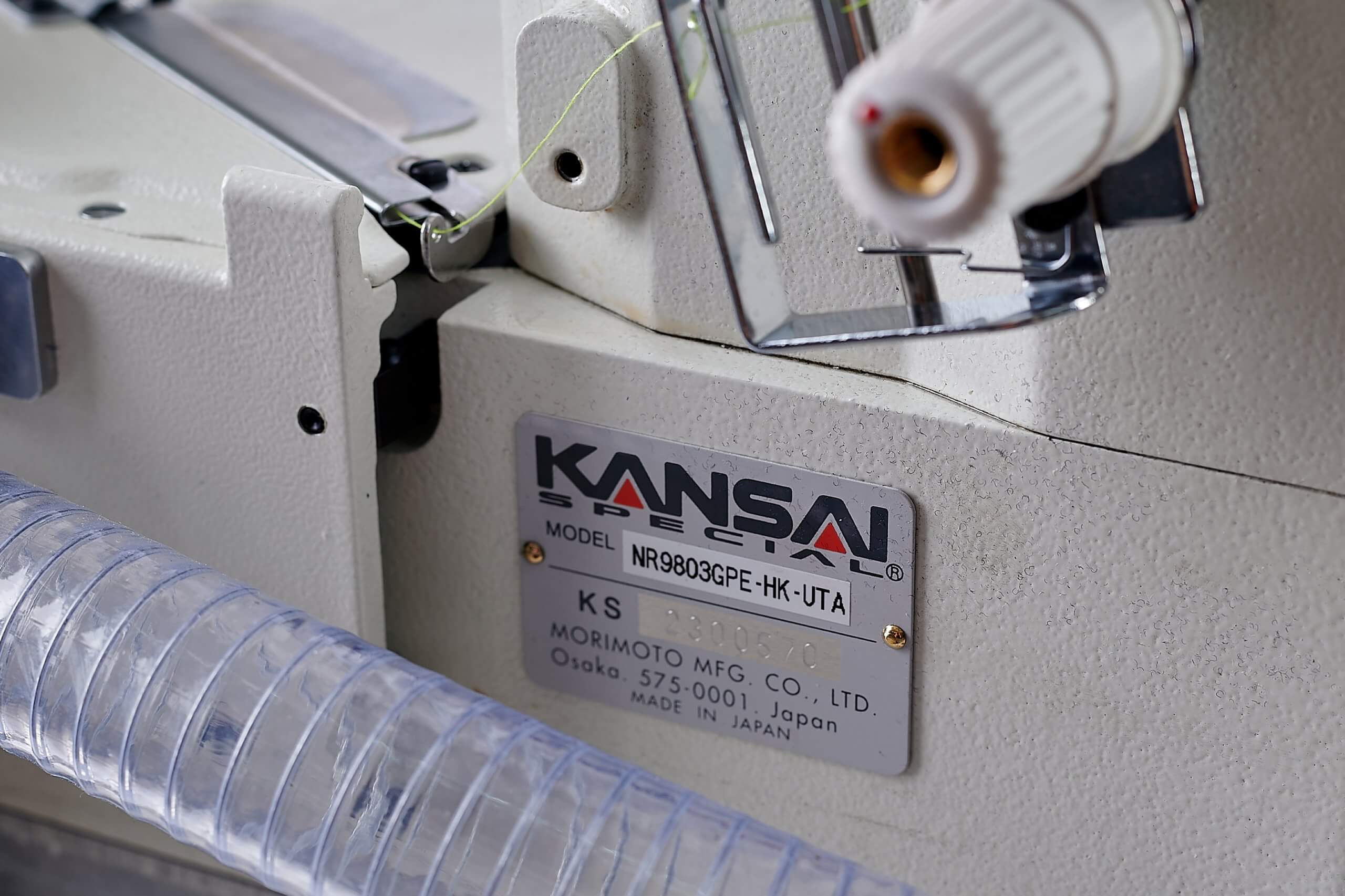 Розпошивальна машина KANSAI SPECIAL NR-9803GPEHK-UTA-1/4 (6.4 мм)  з циліндричною платформою