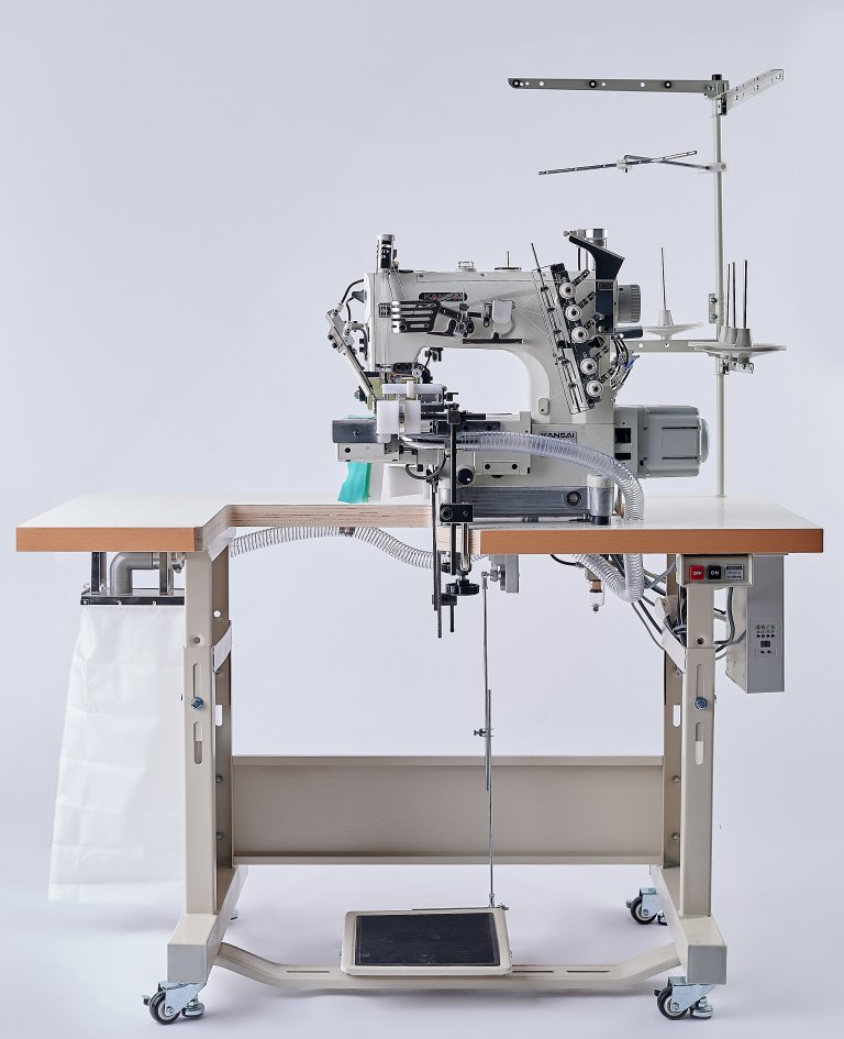 Розпошивальна машина KANSAI SPECIAL NR-9803GPEHK-UTA-1/4 (6.4 мм)  з циліндричною платформою