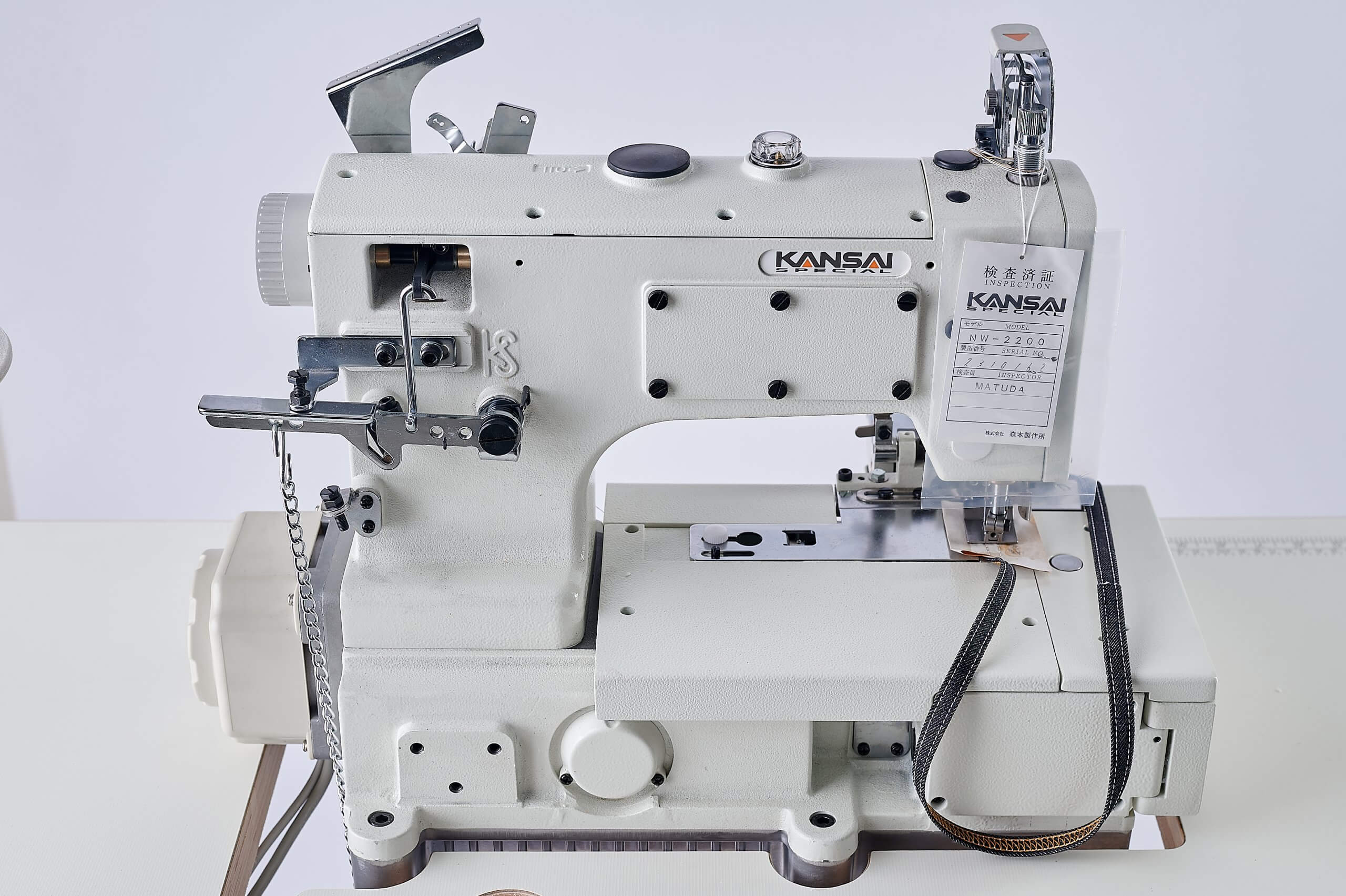 Плоскошовна машина KANSAI SPECIAL NW2202GC 1/4 для виготовлення шльовок