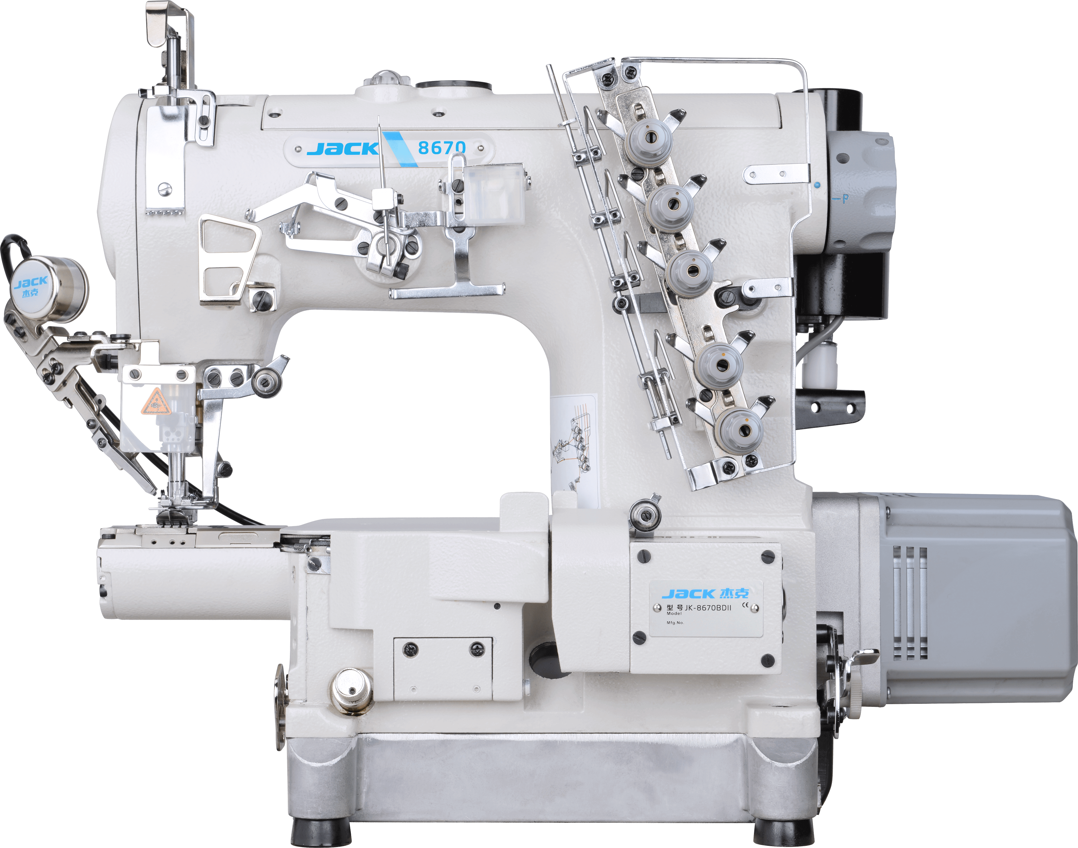 Плоскошовна машина Jack JK-8670G-01CB*356/UT з малою циліндричною платформою
