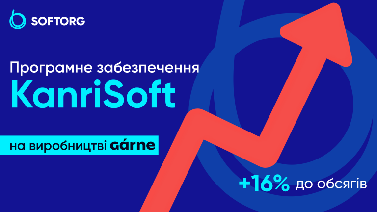 Програмне забезпечення KanriSoft на виробництві Garne: +16% до обсягів