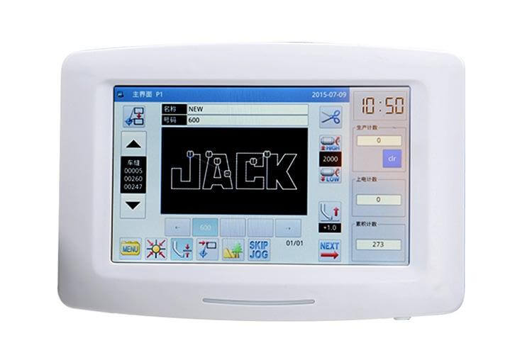 Швейна машина Jack JK-T2210-F3-DII для обробки деталей по контуру, відвідна притискна лапка