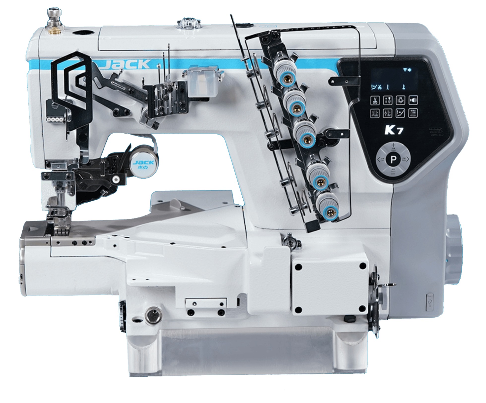 Плоскошовна машина Jack K7-UT-01GB*364 з чипом штучного інтелекту