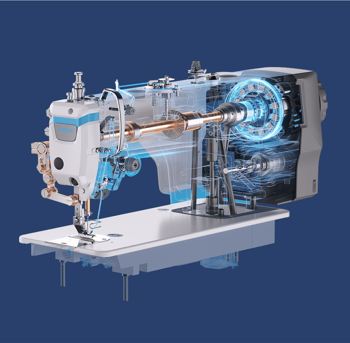 Прямострочна швейна машина Jack H7 для важких тканин