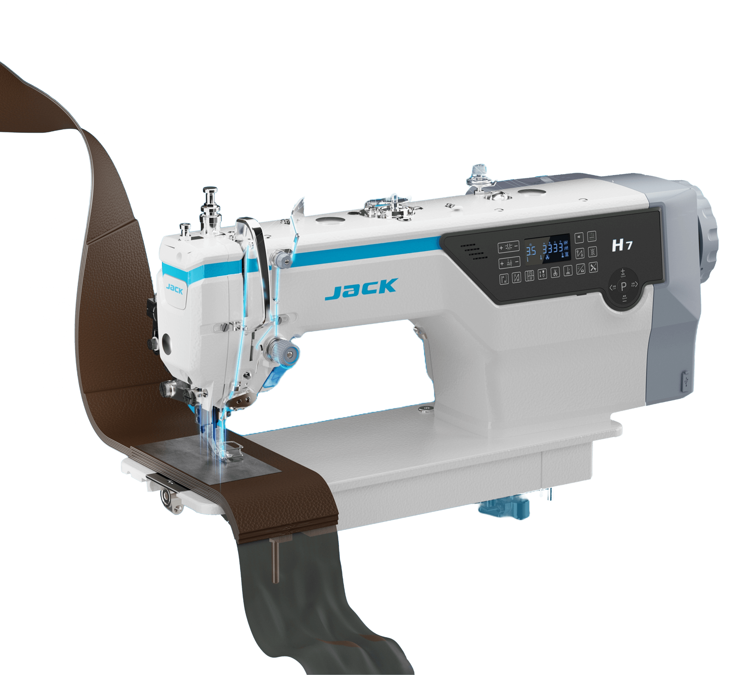 Прямострочна швейна машина Jack H7 для важких тканин