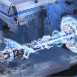 Оверлок Jack C7-5-M04/435 з чипом штучного інтелекту та системою просування Rhino, для джинсових тканин