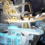 Оверлок Jack C7-5-M04/435 з чипом штучного інтелекту та системою просування Rhino, для джинсових тканин