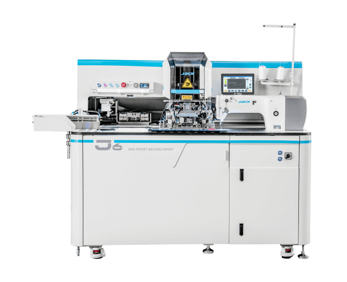 Машина Jack J6 для автоматичного виготовлення прорізних кишень