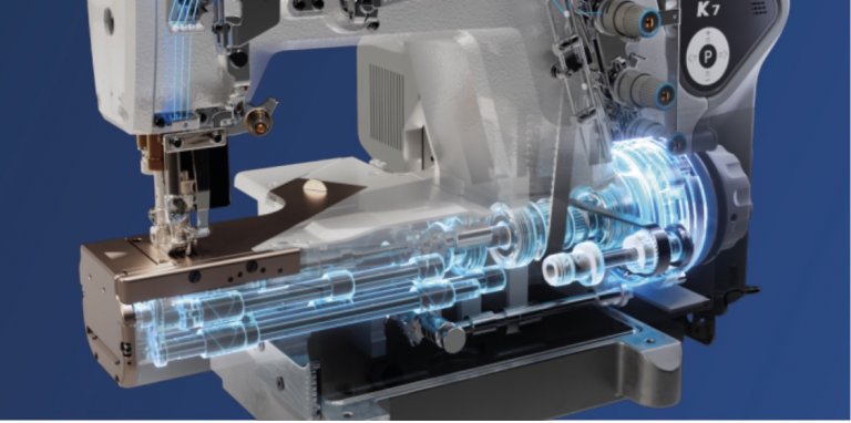 Плоскошовна машина Jack K7-UT-35ACx356 з чипом штучного інтелекту, лівобічна обрізка