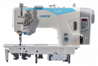 Двоголкова швейна машина Jack JK-58450B-A-005C-Y для середніх та важких матеріалів, функція відключення голок