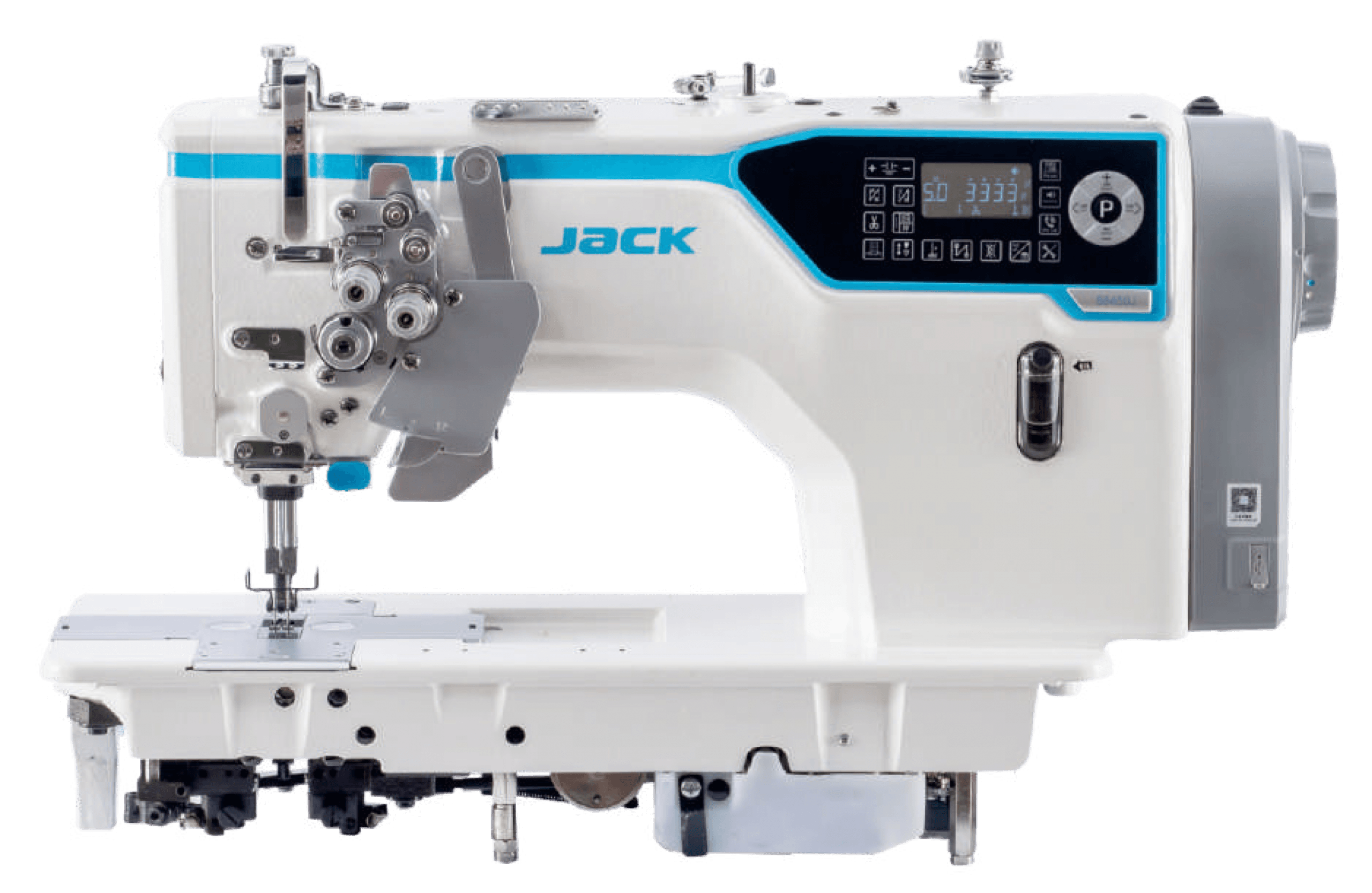 Двоголкова швейна машина Jack JK-58450J-A-105 для важких тканин
