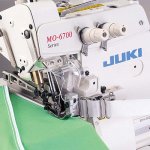 Оверлок Juki MO6714DABE644H/G39/Q141 з пристосуванням для настрочування тасьми та утопленою стільницею